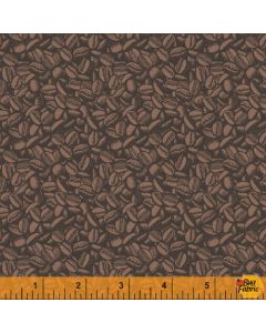 Coffee Shop: Coffee Beans -- Windham Fabrics 51178a-8