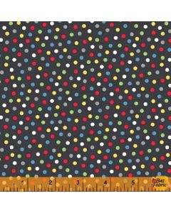A to Zoo: Dots Black -- Windham Fabrics 52215-2