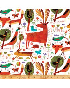 Woodland: Forest Critters -- Windham Fabrics 52283d-3 
