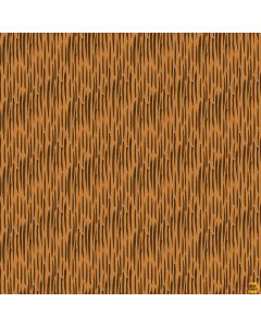 Ticket to the Zoo: Broken Stripe Rust -- Clothworks Fabrics y3532-71