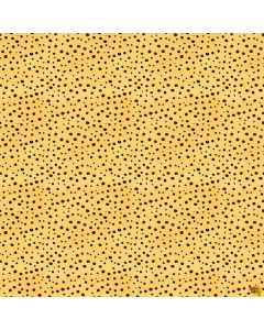 Ticket to the Zoo: Spots Gold -- Clothworks Fabrics y3533-68