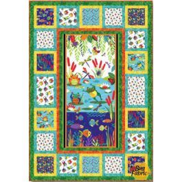 Pond Parade Quilted Blanket NCU0DK206 main image 0